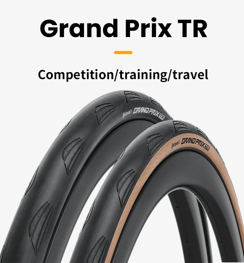 Continental Grand Prix Rennradreifen, pannensicher, schlauchloser/Schlauchreifen, 700 x 25 C/28 C/30 C/32 C, schwarze Chili-Rennradreifen – Detail 4
