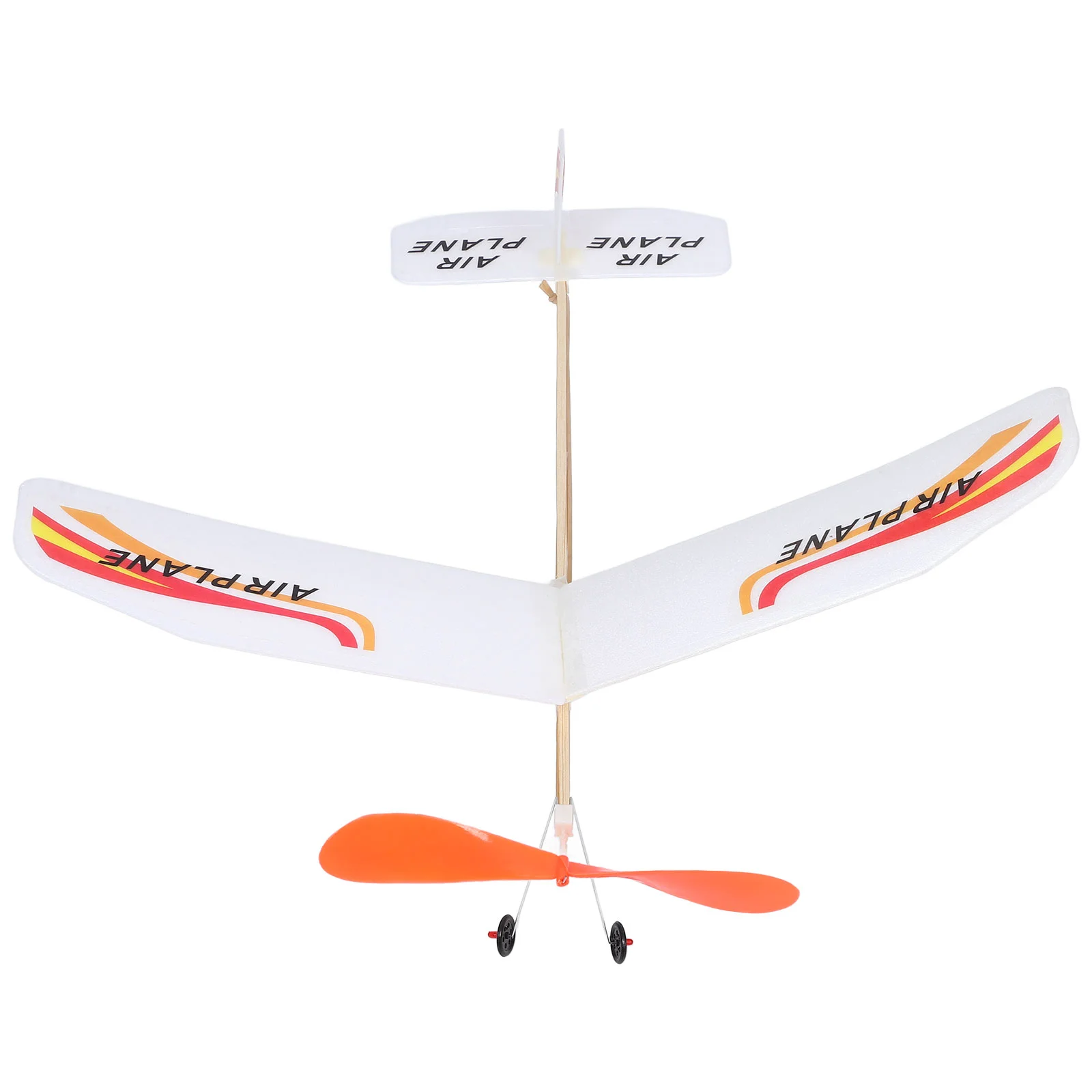 

Airplane Toy The Kids DIY Toys Glider Planes Models Rubber Band Powered Suite Wood Flying Child Student