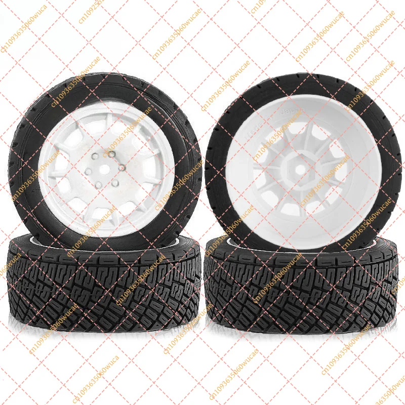 1/10 Scale RC Rally Tires W223, Universal Fitment for HPI WR8, CEN, Lailalo & Ford RS WRC, 12mm Hex