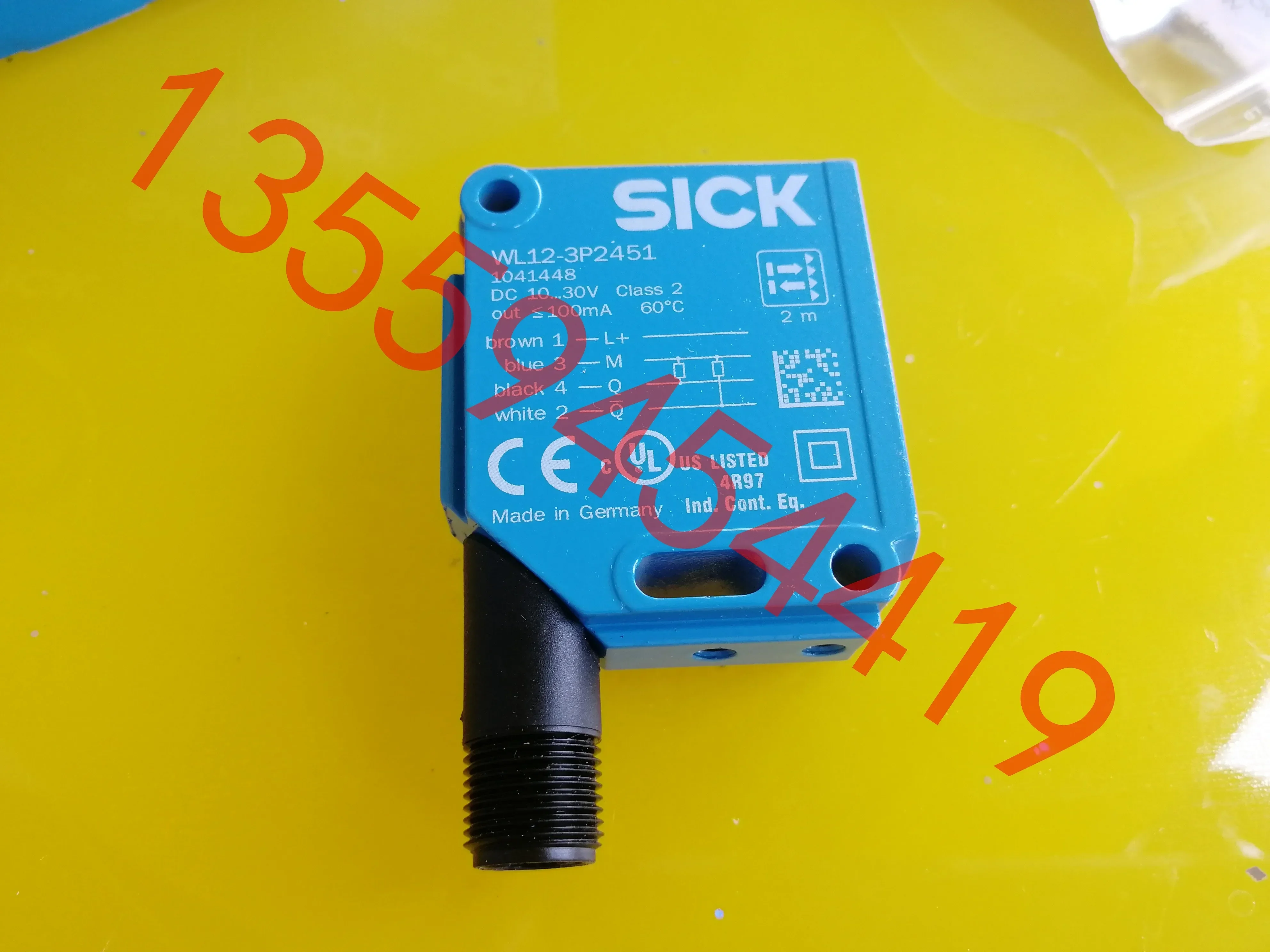 2026.4 SICK Optoelectronic Sensor 1041448 WL12-3P2451 In Stock, Original And Genuine, Free Of Charge For Shipping And Negotiatio