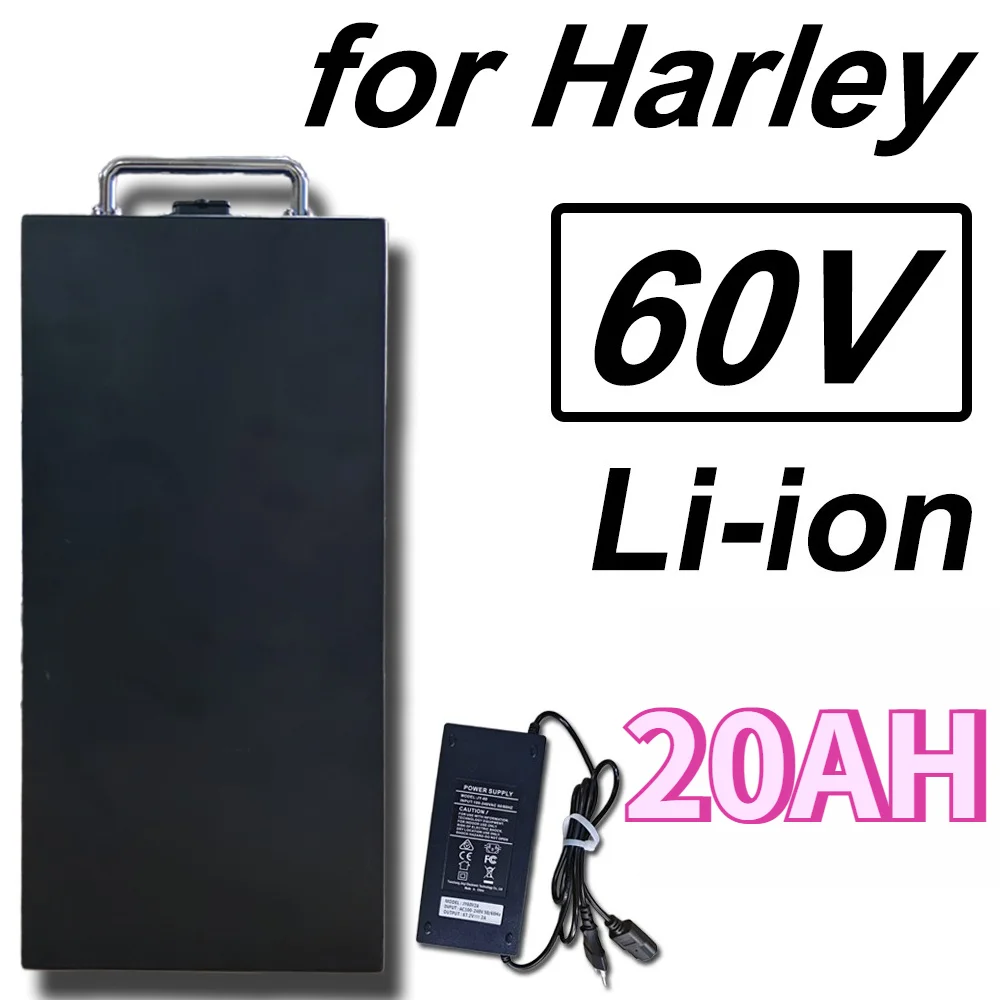 60V for Harley Electric Vehicle Lithium Battery 10/20/30Ah Two wheeled Foldable FOR Citycoco Electric Scooter Battery