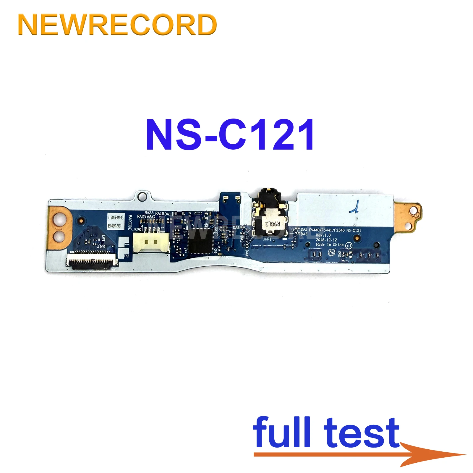 

NS-C121 For Lenovo S145-15IGM S145-14IGM S145-15IWL/14IWL S145-15IIL/14IIL S145-14/15IKB V14/V15 IIL Sound SD Audio Port Board