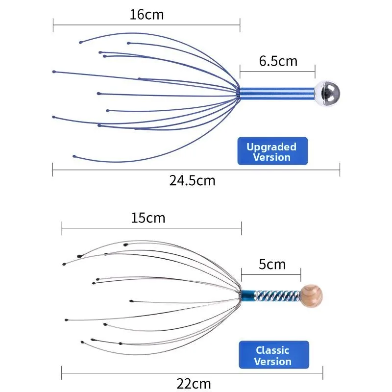 head-massager-octopus-design-scalp-scratching-relaxation-tool-non-soul-extractor-fitness-hammer-small-medium-size-gym-equipment