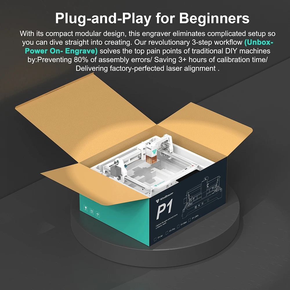 3W 레이저 조각기 CNC 고정밀 휴대용 레이저 조각기 200x150MM 가죽 나무 금속 도그 태그 DIY 절단 도구