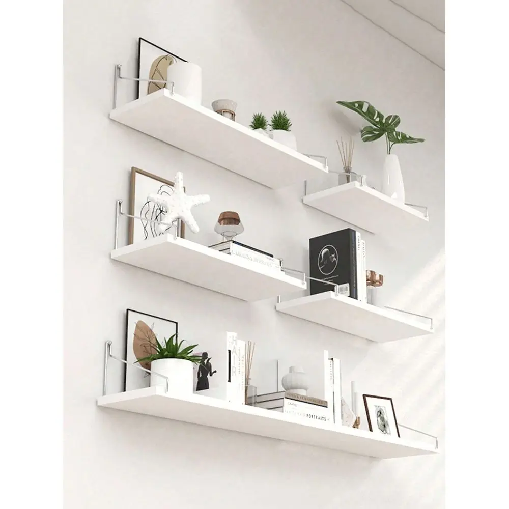 1pc Room, Bedroom, Living Room, Study, Dorm, Bedroom, Kitchen, Living Room Shelf, Wallmount Floating Shelf, No Drill Wall Shelf, Wall Decor, Bedroom Wood Shelf, Kitchen Wall Shelf, Office Bookshelf, Wall Mounted Shelf