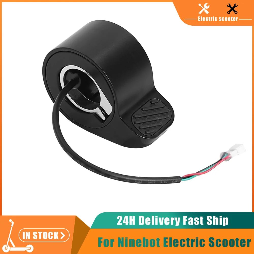 Acelerador universal de dedo com alça giratória, acelerador para scooter elétrica ninebot e2, série e f d, acessórios de acelerador de polegar