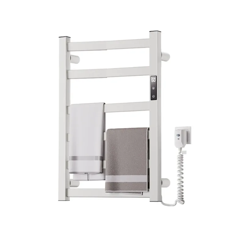 Toilet bathroom heating drying bath towels household storage towel rack