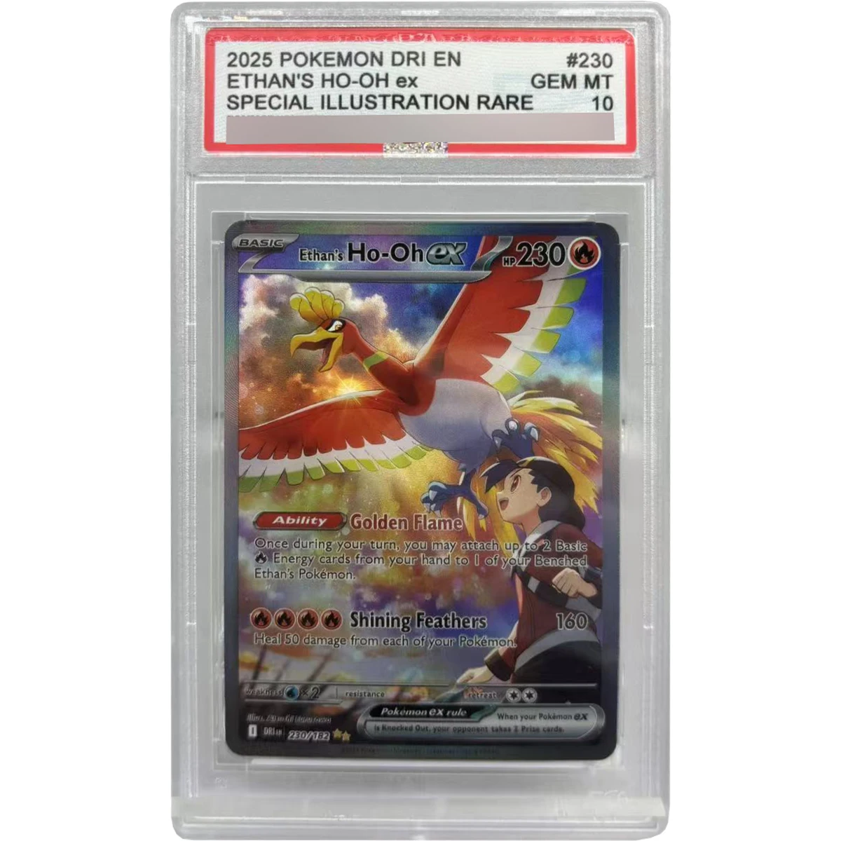 2025 جديد PTCG الإنجليزية سينثيا ليلي Mewtwo Moltres Ho-Oh 10 نقاط تصنيف بطاقة نسخة نسخة أنيمي جمع بطاقة هدية لعبة