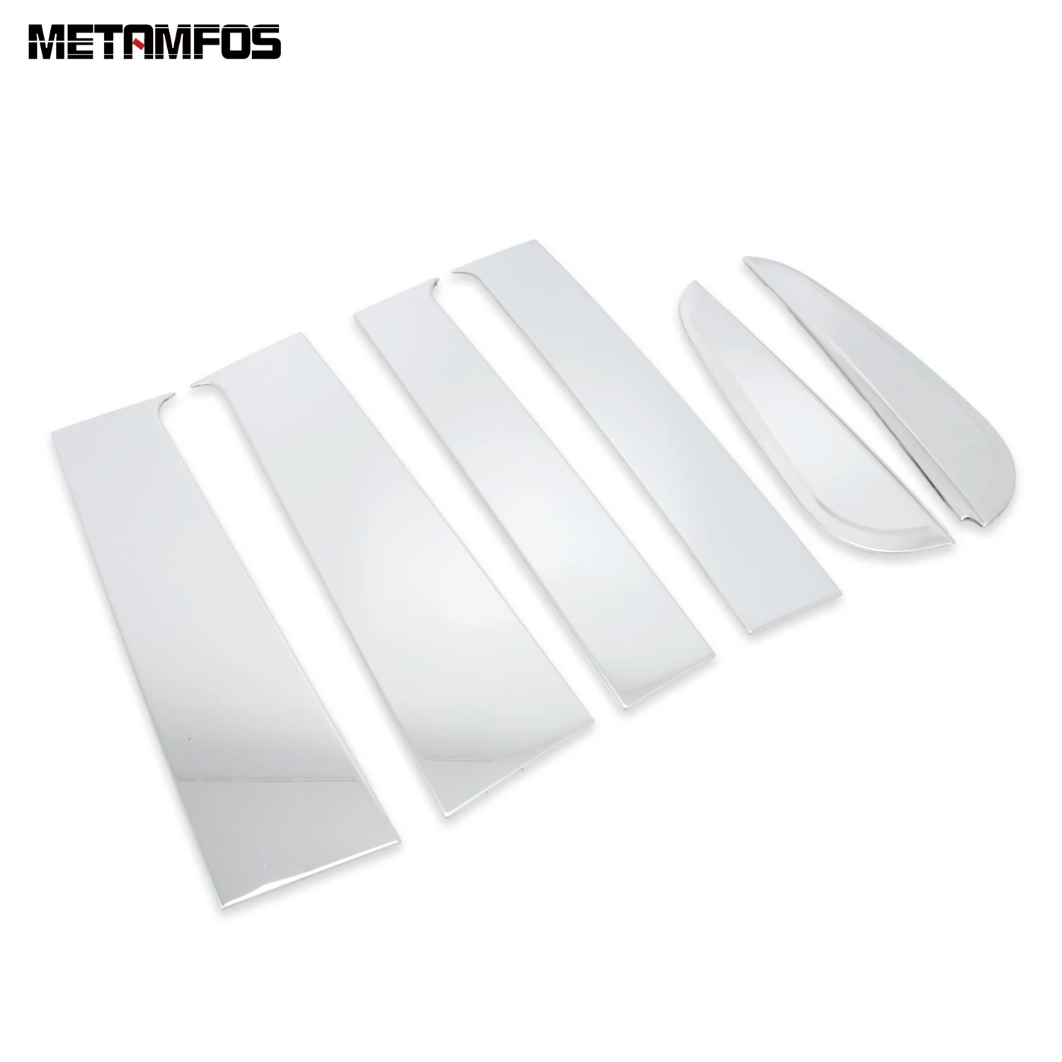 عتبة النافذة نافذة مركز B C غطاء عمود الكسوة لنيسان نافارا NP300 ST 2015-2023 2024 2025 الفولاذ اكسسوارات تصفيف السيارة