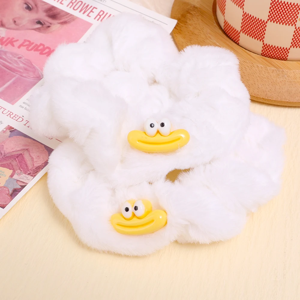 Cute Plush Bold Hair Ropes Funny Thick Lips Cartton Elastic Hairband Women Big Ponytail Rubber Band Hair Scrunchies Accessories