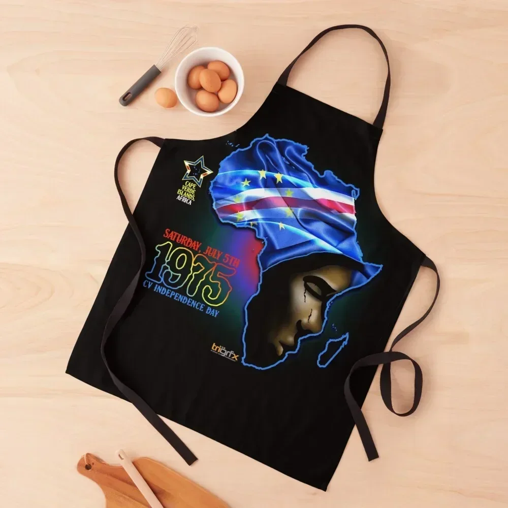 

Cape Verde Islands, Africa Apron For Women Kitchen nail tech supplies Kitchen Trim Cloth Apron