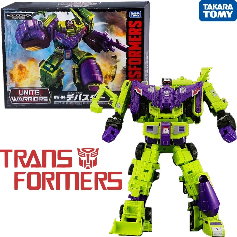 Original Takara Tomy Transformers Uw-04 Devastator Action Figure Free Shipping Hobby Collect Birthday Present Model Toys Anime