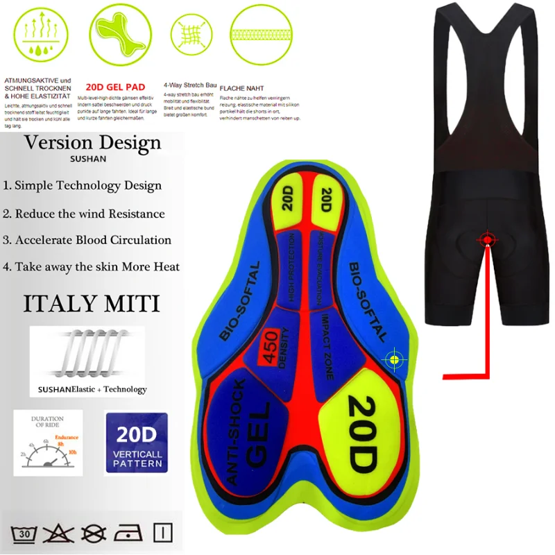 Gobikful-Conjunto de Ropa deportiva para Ciclismo, Jersey transpirable para bicicleta de montaña, pantalones con pechera, Verano