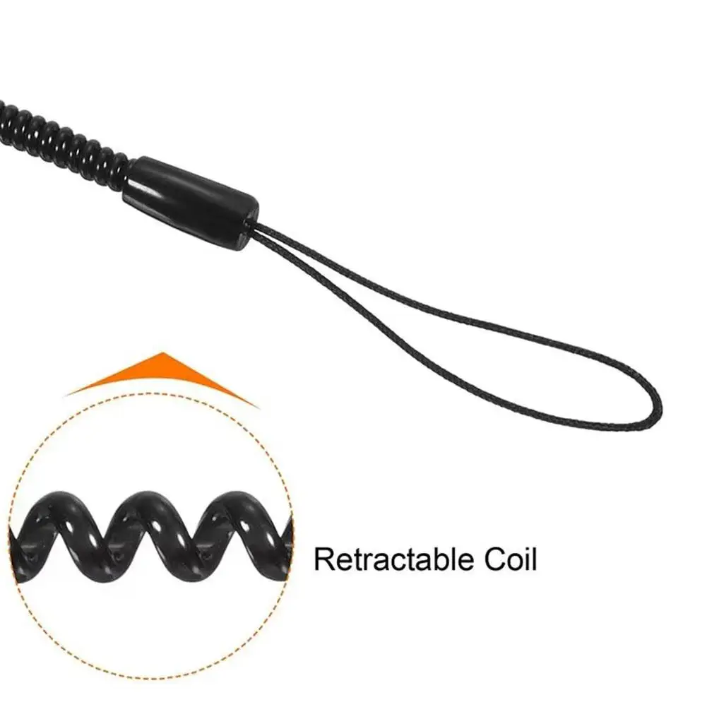 10pcs Elastic Pen Cord Straps Silicone Hanging Rope Telescopic Spring Coil For Drawing Pens Writing Brush Tying Rope G4i9