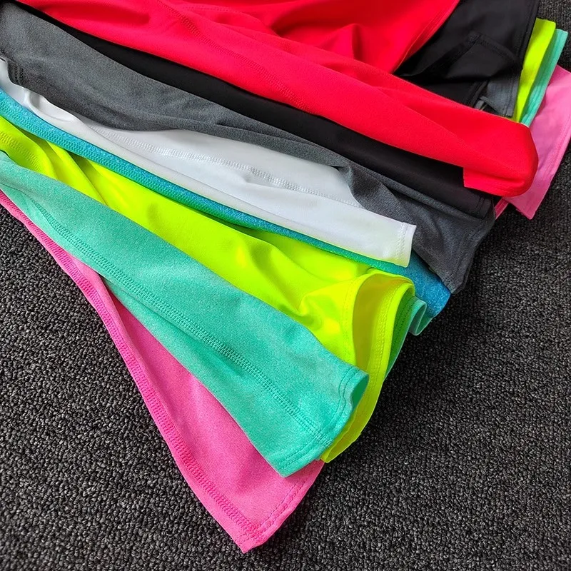 Ärmellose Sportshirts für Damen, Yoga-Oberteile, Fitness-Tops, lockere Sportshirts, Damen-T-Shirts für das Training, Tanktops. – Detail 12