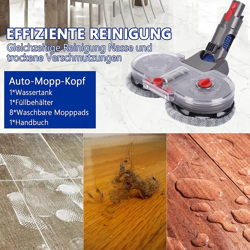 Аксессуары для пылесоса Dyson V7 V8 V10 V11 V15, электрическая насадка на швабру, насадка на щетку для пола