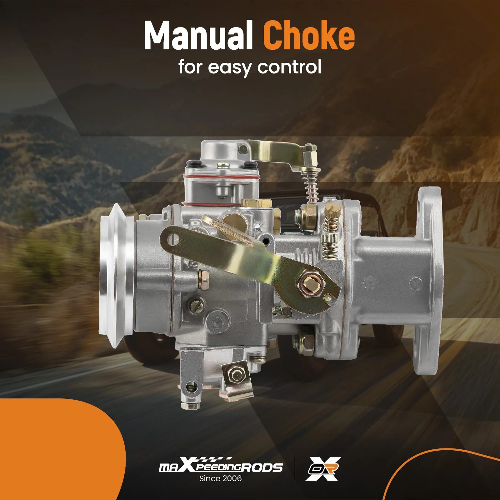 

Carburetor Carby Carb for Jeep CJ3B CJ5 CJ6 2.2L F-Head 4-134 1955-1975 923808 1-Barrel Carburetor