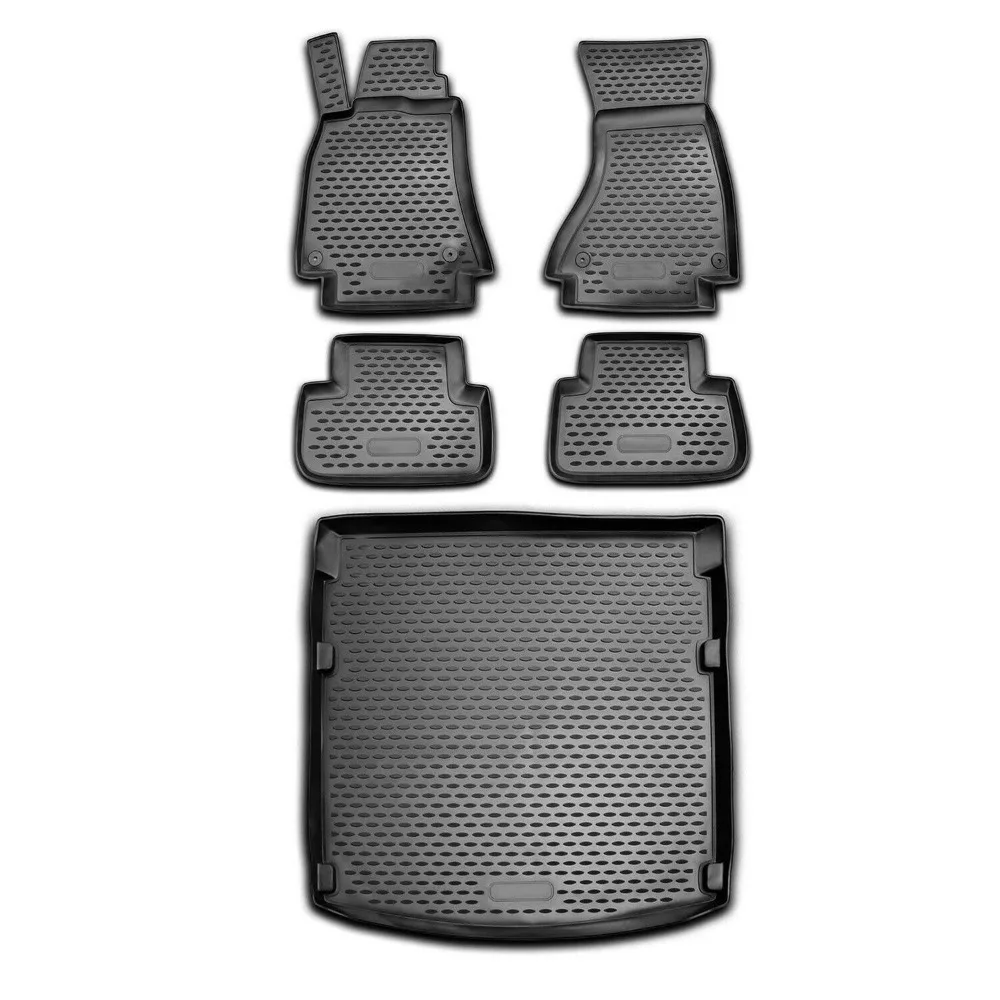 

Custom Floor Mats & Cargo Liners for Audi A4 B8 Sedan 2009-2016 Black 5 Pcs United States