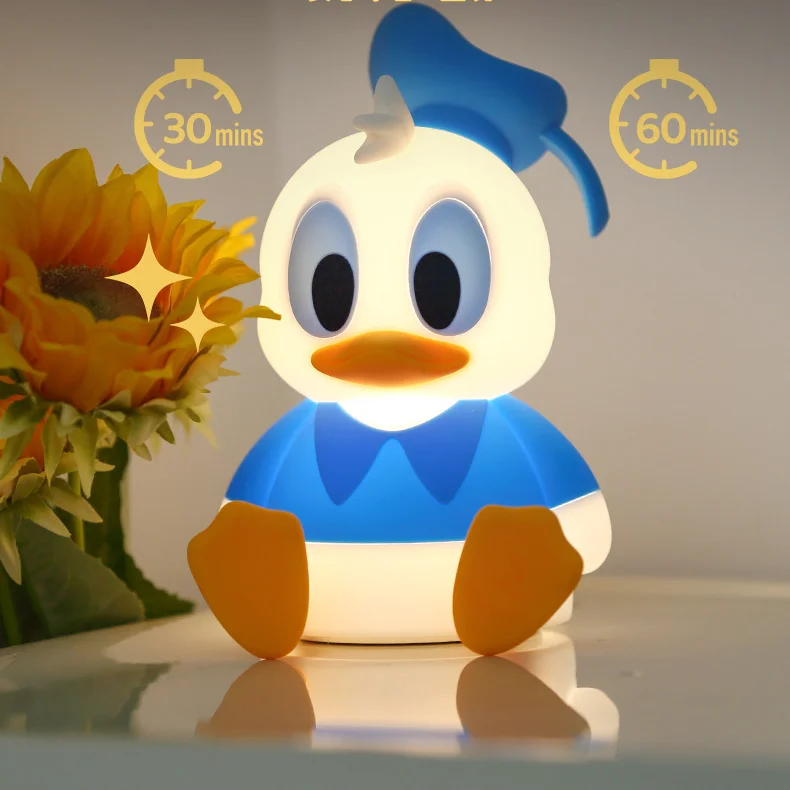 Donald Duck Nightlight Christmas Presents Lovely Practical Creative Birthday Gift Cute Figure Creative Kawaii Model Doll Toys