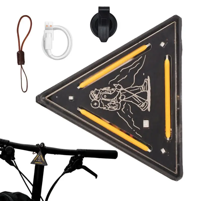 ランニングライトランナー用トライアングルポータブル磁気キャンプライト夜間乗馬アクセサリー仕事用家庭用屋内サバイバル