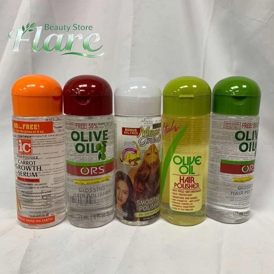 

177ml Vitale Olive Oil Hair Polisher Mist for Split Ends Frizzy Hair Flyaways Repair Gloss Shine Smooth Hair Care Treatment