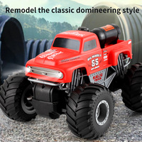 1:16 RC Drift Car Remote Control School Bus Climbing Off-Road Electric Racing Vehicle Model Spray Boy Toy Kid Birthday Gift