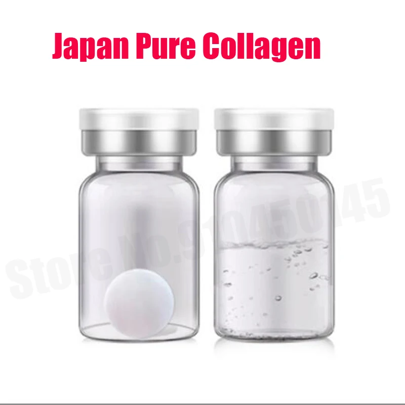 Korean Cosmetics Face Serum Collagen Essence Natural Silk Protein Moisturizing Narrowing Pores Anti-Aging Active Thread Ball