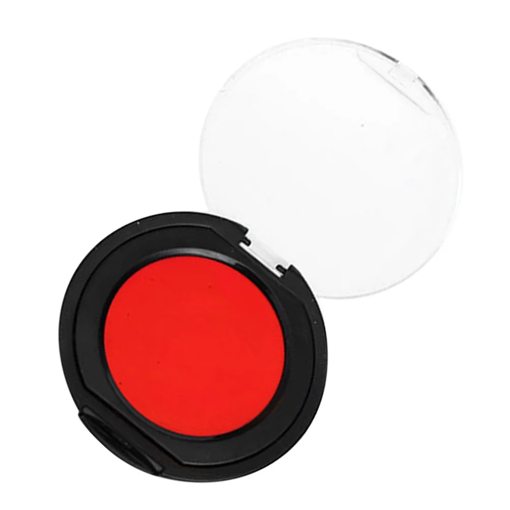 أداة ختم مستديرة صغيرة محمولة تعتمد على الزيت لاستخدام مكتب ملف المستندات ملحقات وسادة الطوابع القابلة لإعادة الاستخدام #2