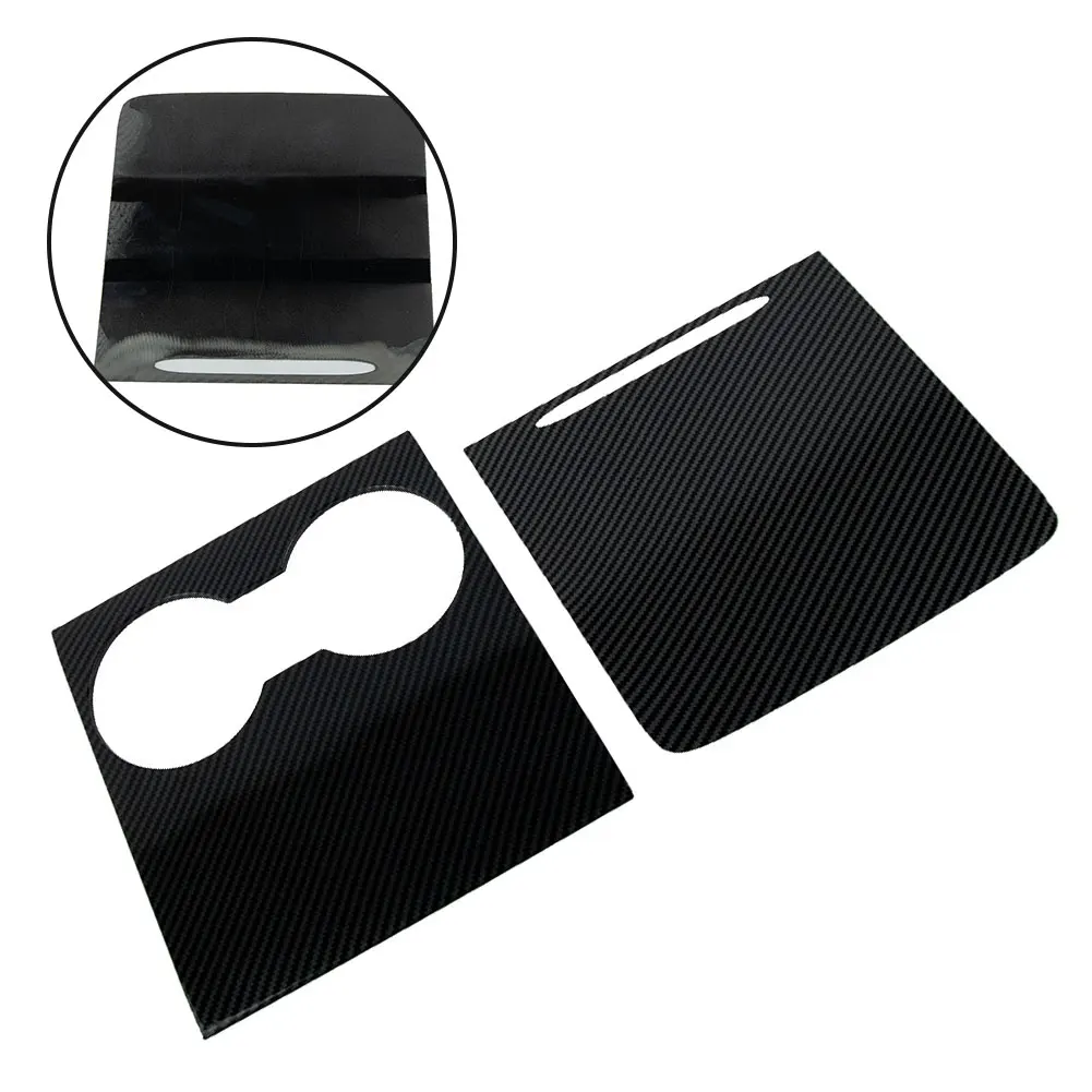 Cover Trims Center Console Wrap For Tesla Model 3/Y 2021 Carbon Fiber Black Cemter Console Protector Cover Fits Fittings
