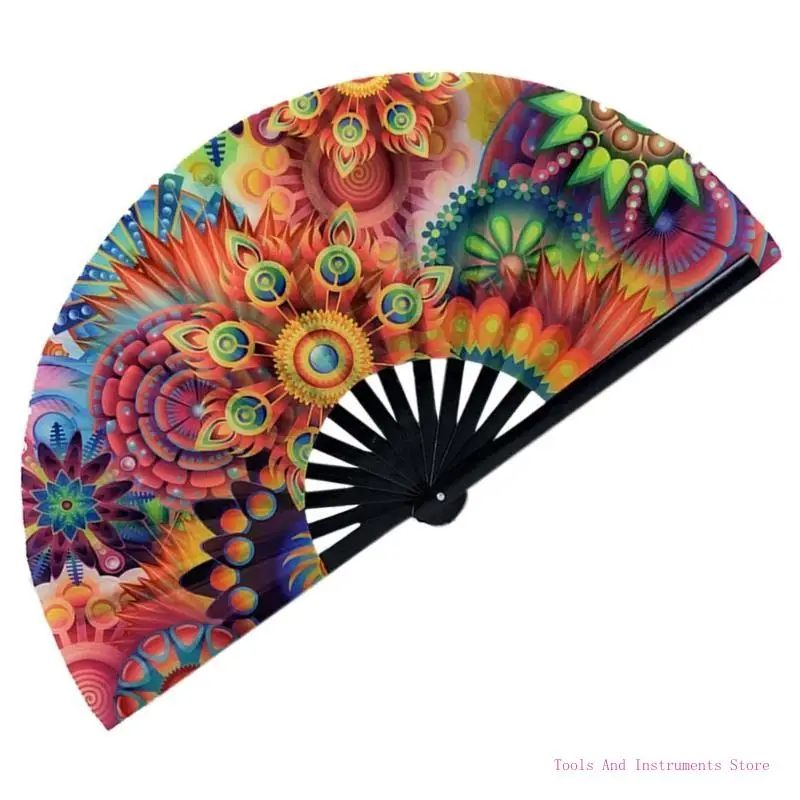 RASS FAN HAND FILEBLE BELLA FAN BAMBOO BRIMP FIL FULLING HEAD READ PER FESTIVAL CLUB DONNE GIOCO DEGLI OTTIMO DELLA PARTITA C7AC