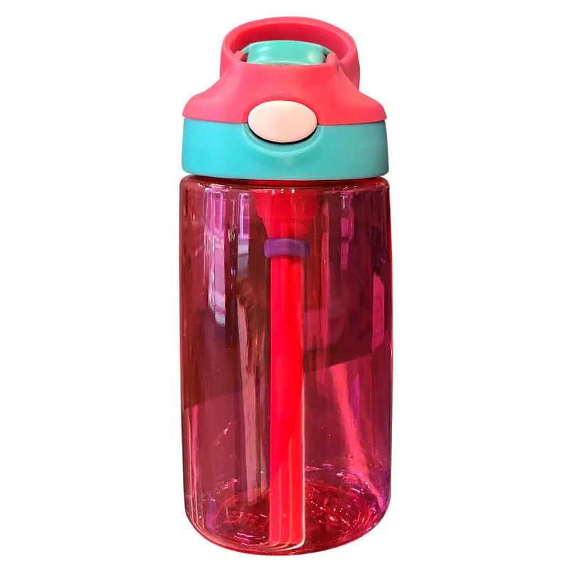 Child Water Bottles Portable Outdoor Safety Tritan Plastic BPA Free Students Gift 480ML Drinking Cup Customized Logo Leakprooff