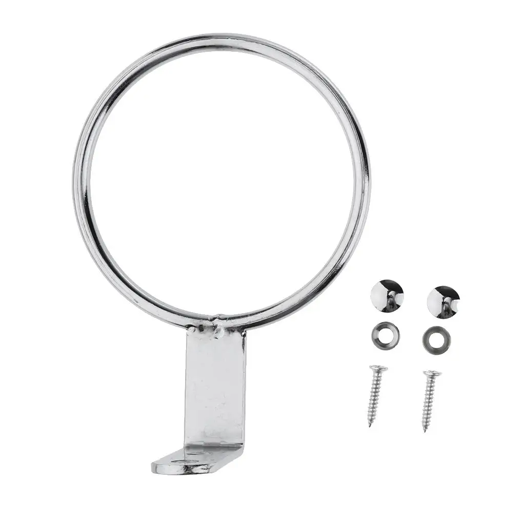 

Держатель стойки для фена Настенная полка для хранения из нержавеющей стали 304, хром.