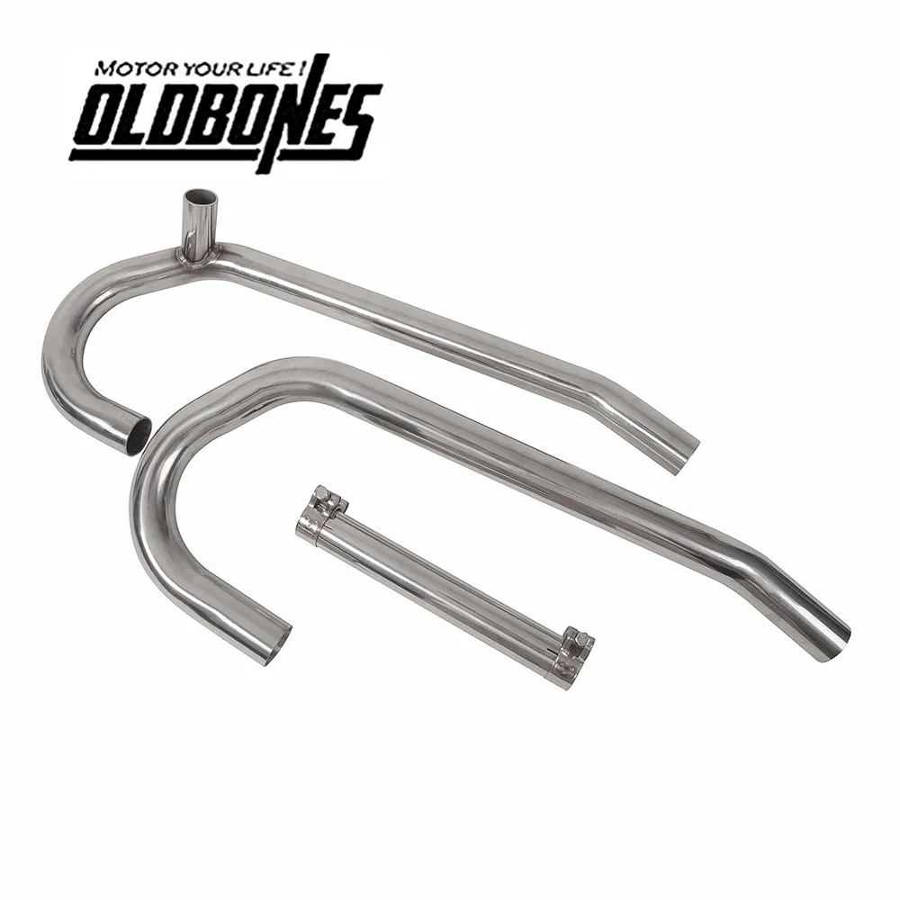 

35MM Stainless Steel Exhaust Pipe Header Muffler Motorcycle Accessories Cafe Racer For BMW R model R45 R65
