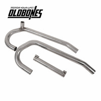 35MM  Stainless Steel Exhaust Pipe Header Muffler Motorcycle Accessories Cafe Racer For BMW R model R45 R65