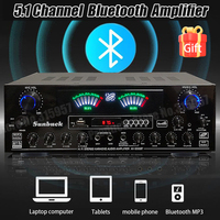 High Quality Digital Bluetooth Sound Amplifier 888/999BT Dual Dynamic Screen HiFi Stereo AMP For Cinema Home Car Karaoke Meeting