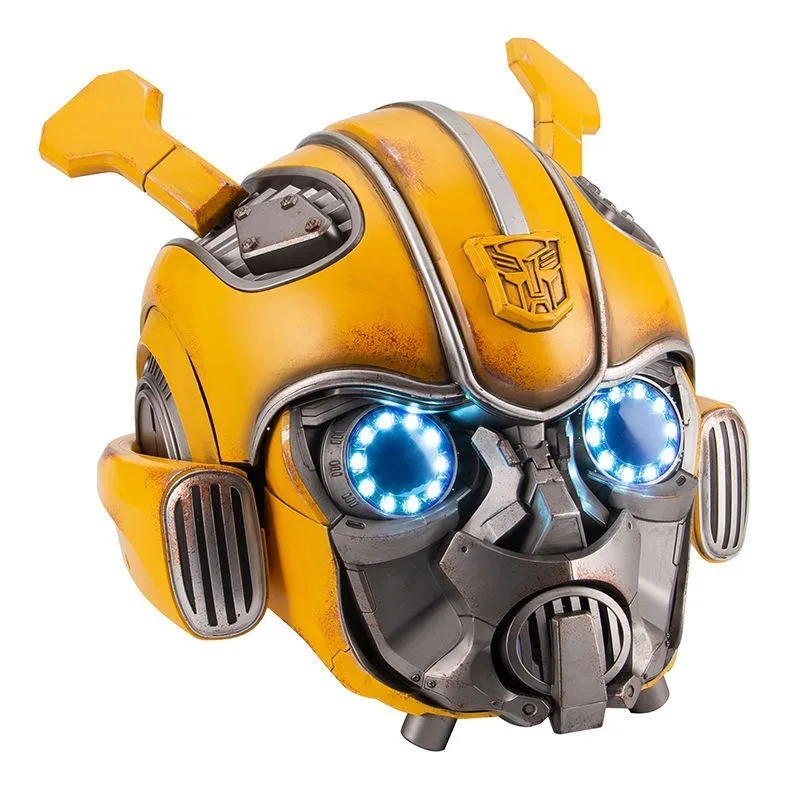 In Stock 1:1 Transformers Bumblebee Helmet Wearable Mask Helmet Megatron Voice Controlled Peripheral Toy Optimus Prime Toys Gift