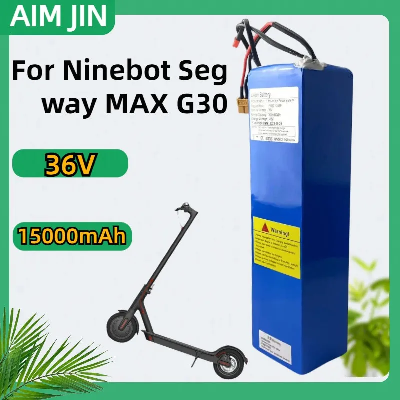 Batteria agli ioni di litio 36V 15AH 540wH 18650 per batteria speciale per Scooter elettrico Segway Ninebot MAX G30