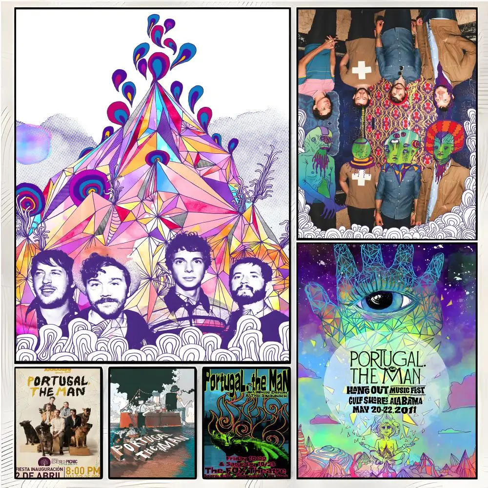 Band Rock P-Portugal. The Man Poster Superior Home Space  Indoor Decorative Art & Home Decor