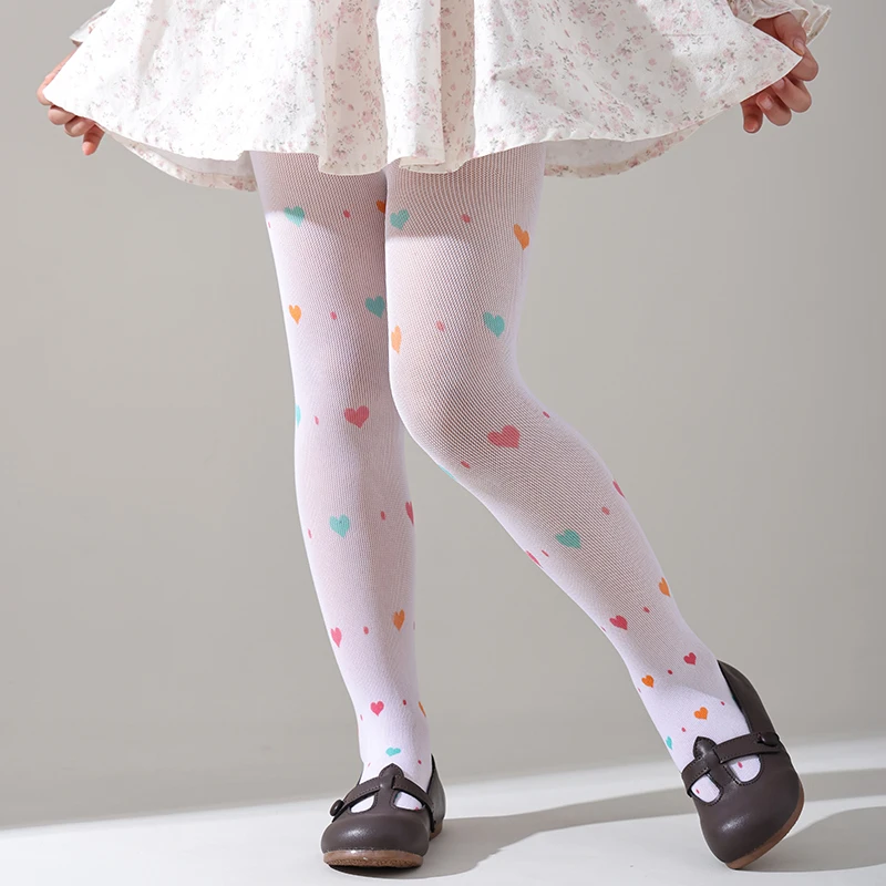 Fashion Lovely Babys Fishnet Socks New Lightweight Princess Mesh Socks Breathable Sheer Hosiery for Little Girls Printed Series