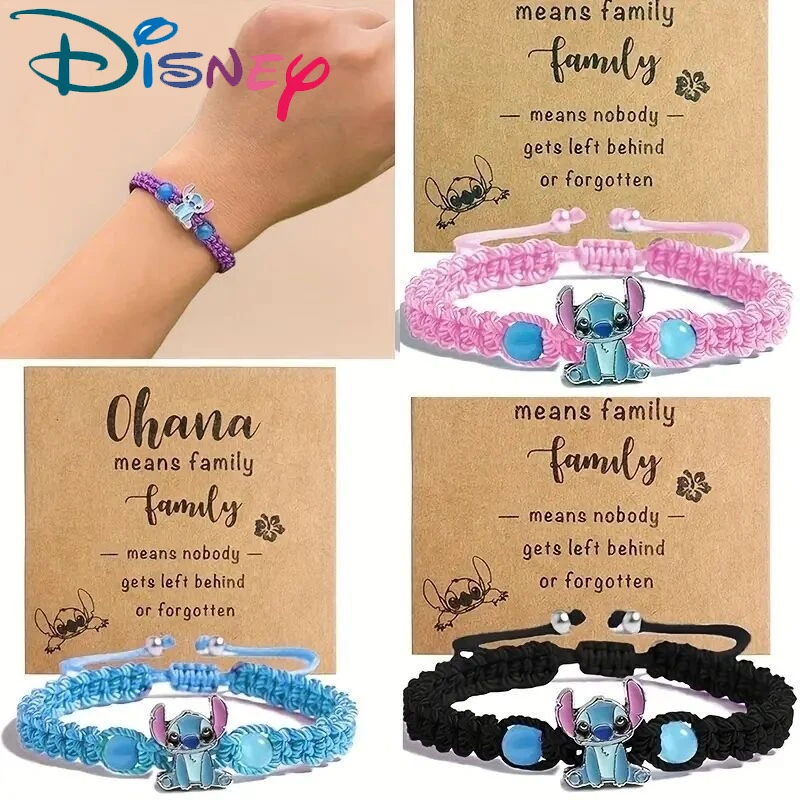 

Hot Sale Disney Lilo and Stitch Cartoon Wristband - Adjustable Cute Anime Print Wristband for Kids and Girls, Christmas Gift
