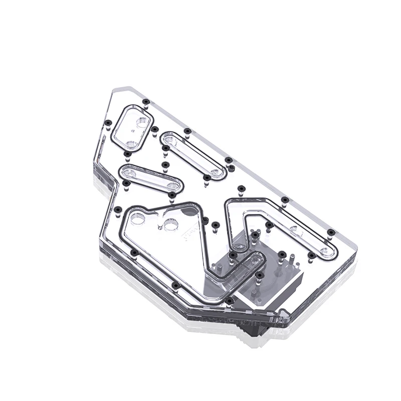 Bykski RGV-JSB-MOD3-P-V3 아크릴 보드 워터, JONSBO MOD3 컴퓨터 케이스용 /고투명 아크릴/파이프라인 레이아웃을 명확하게 보이게 함