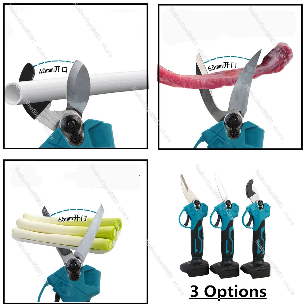 3 Options Cordless Electric Scissors Pipe Cutter/Fruit Vegetable Scissors/Bone Meat Scissor Power Tools For  18V Battery