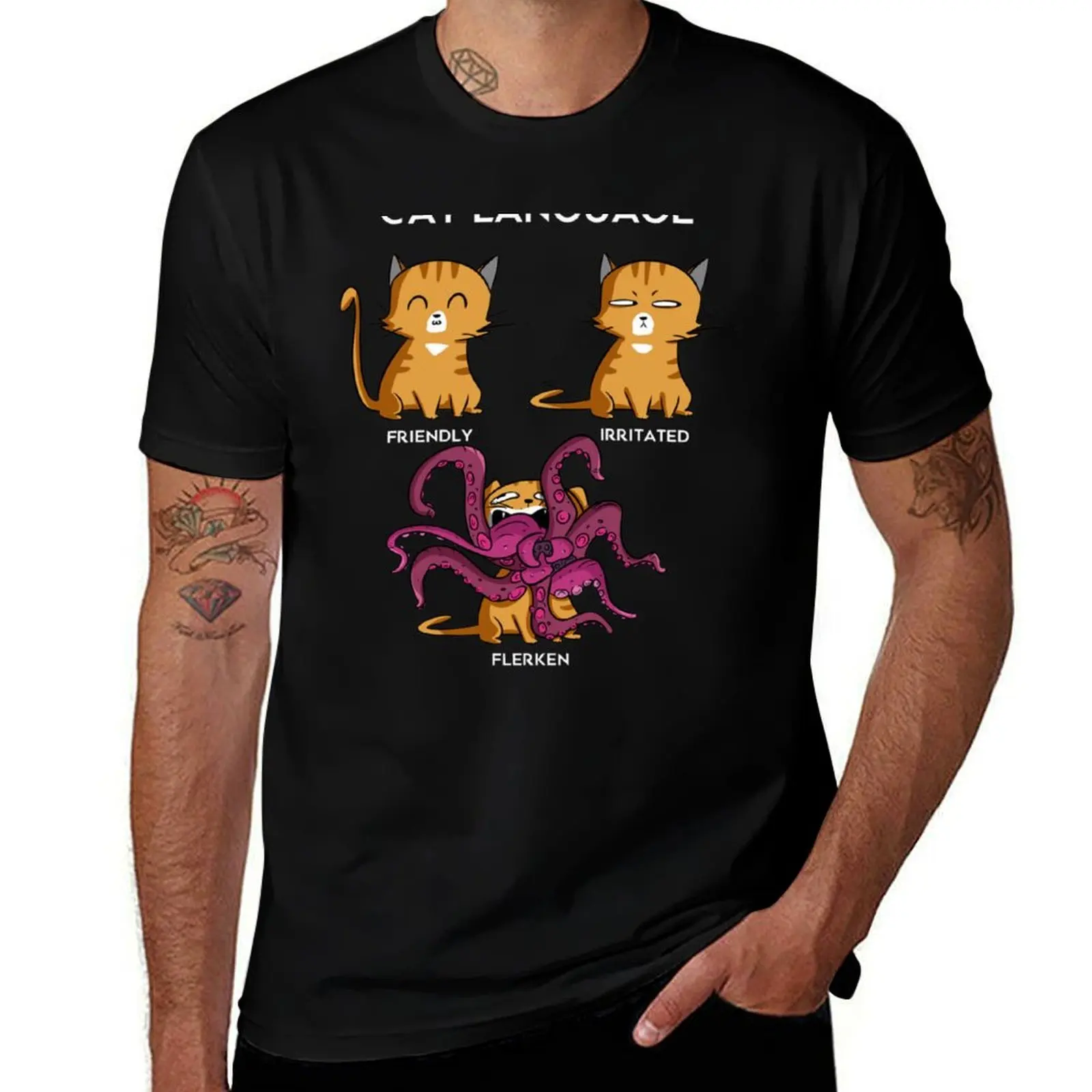 Cat Language - Flerken T-Shirt Lightweight Hiking T-Shirt