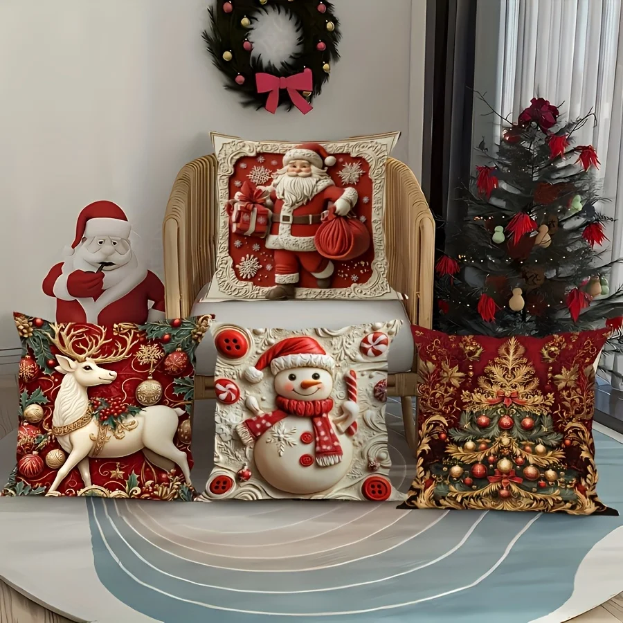 4 Fundas De Almohad… - image