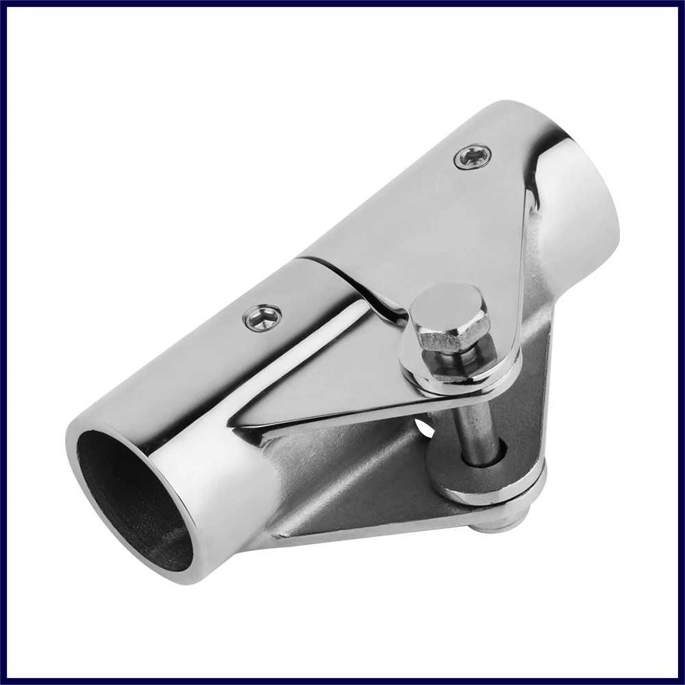 

22/25mm Boat Hand Rail Fittings Folding Swivel Tube Pipe Connector 316 Stainless Steel Marine Yacht Accessories