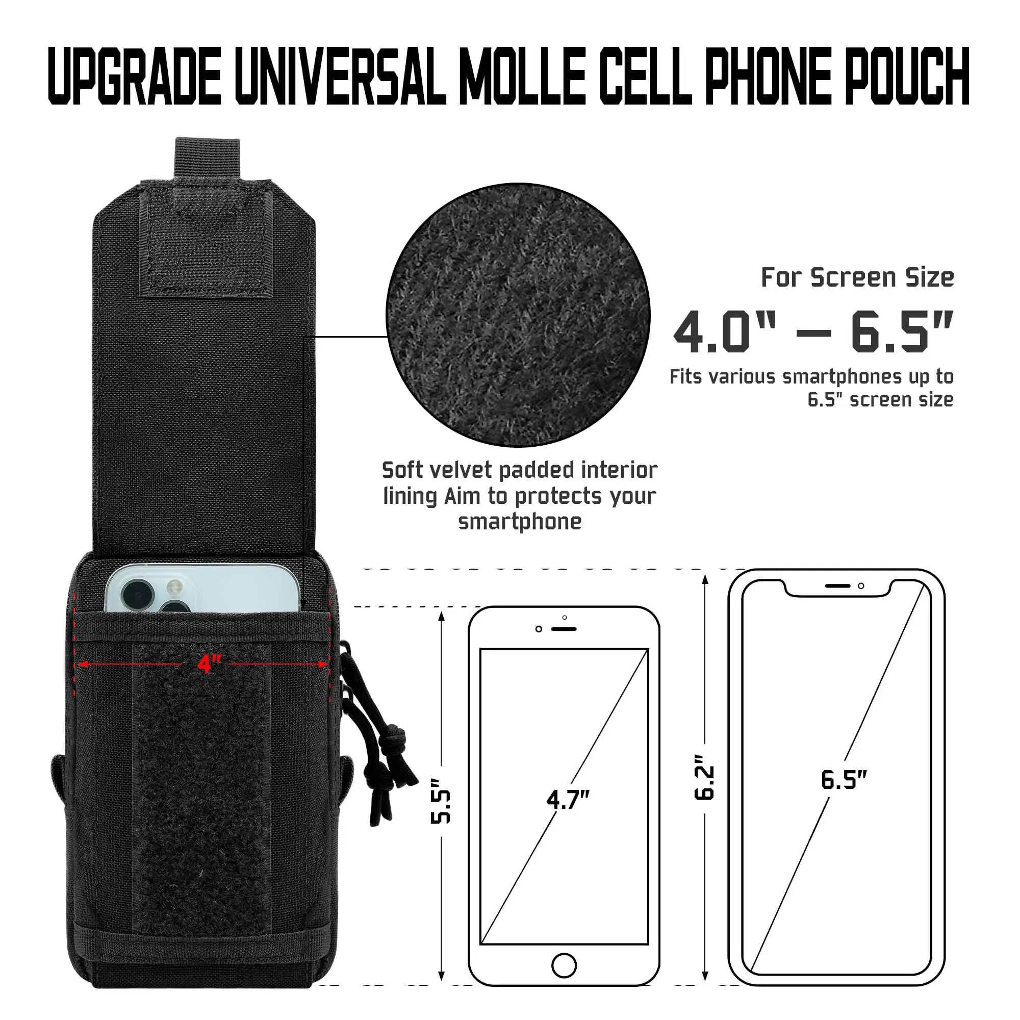 التكتيكية مول الحقيبة الخصر حقيبة EDC أداة حقيبة فائدة أداة المنظم سترة حزمة محفظة قضية الهاتف المحمول الصيد حقيبة مدمجة #2