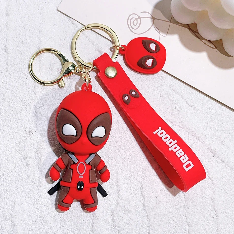 Deadpool & Wolverine Deadpool 3 Keychain Pendant Figure Doll Toy Cool Movie Doll Toy Model Figure Decoration Kid Birthday Gifts