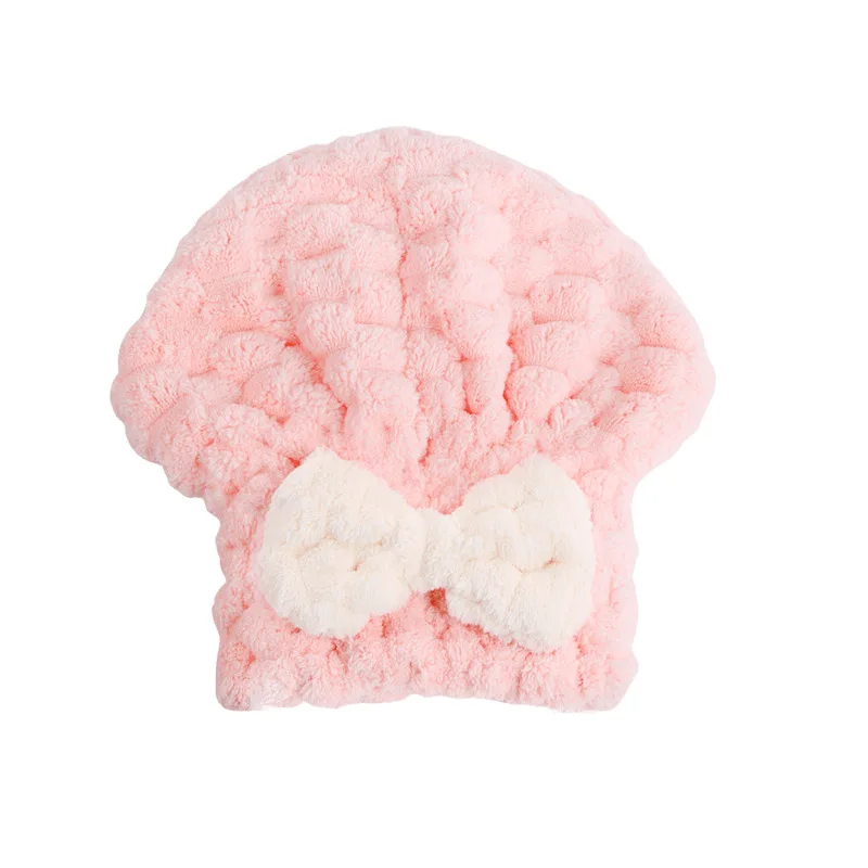 Dry Hair Towel Household Double-layers Waterproof Thick Women's Oilproof Shampoo Bathing Hat Wash Make-up Head Cover Hair Bonnet view 6