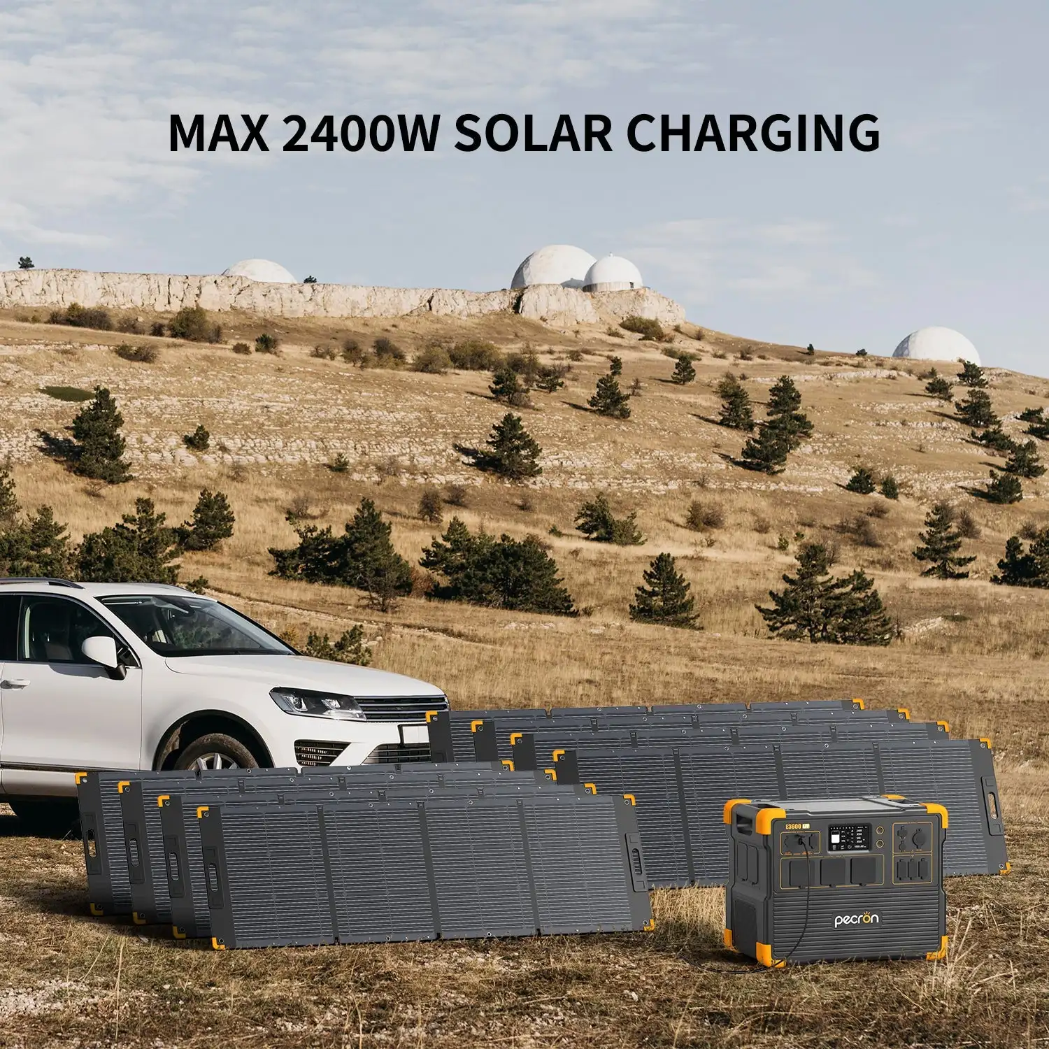 USA/EU Pecron E3600LFP 3600W ソ - Outdoor Camping Usa のレビューと価格