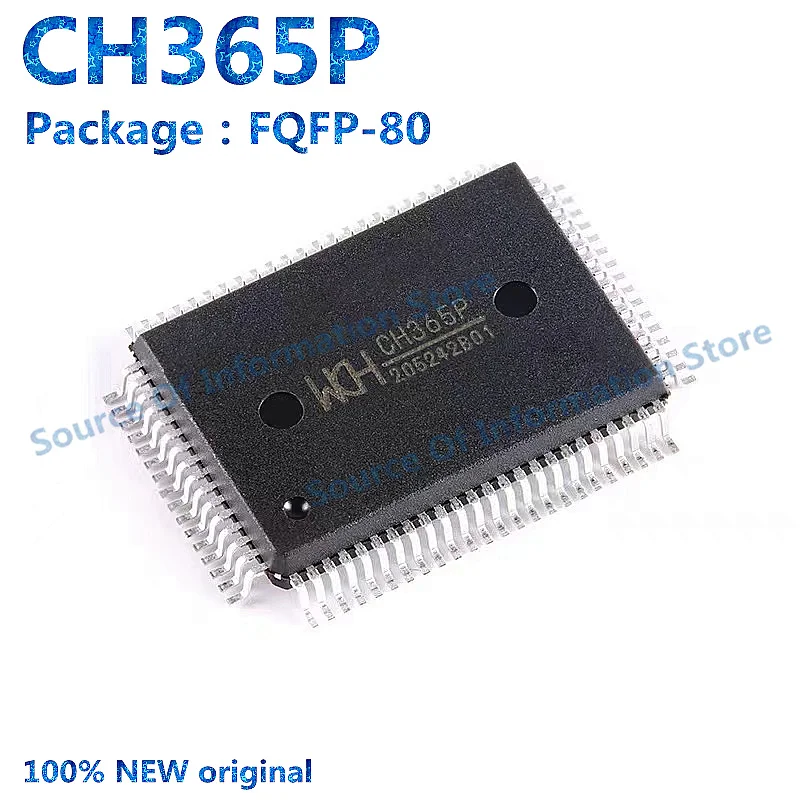 CH365P FQFP-80 PCI Bus Interface Chip